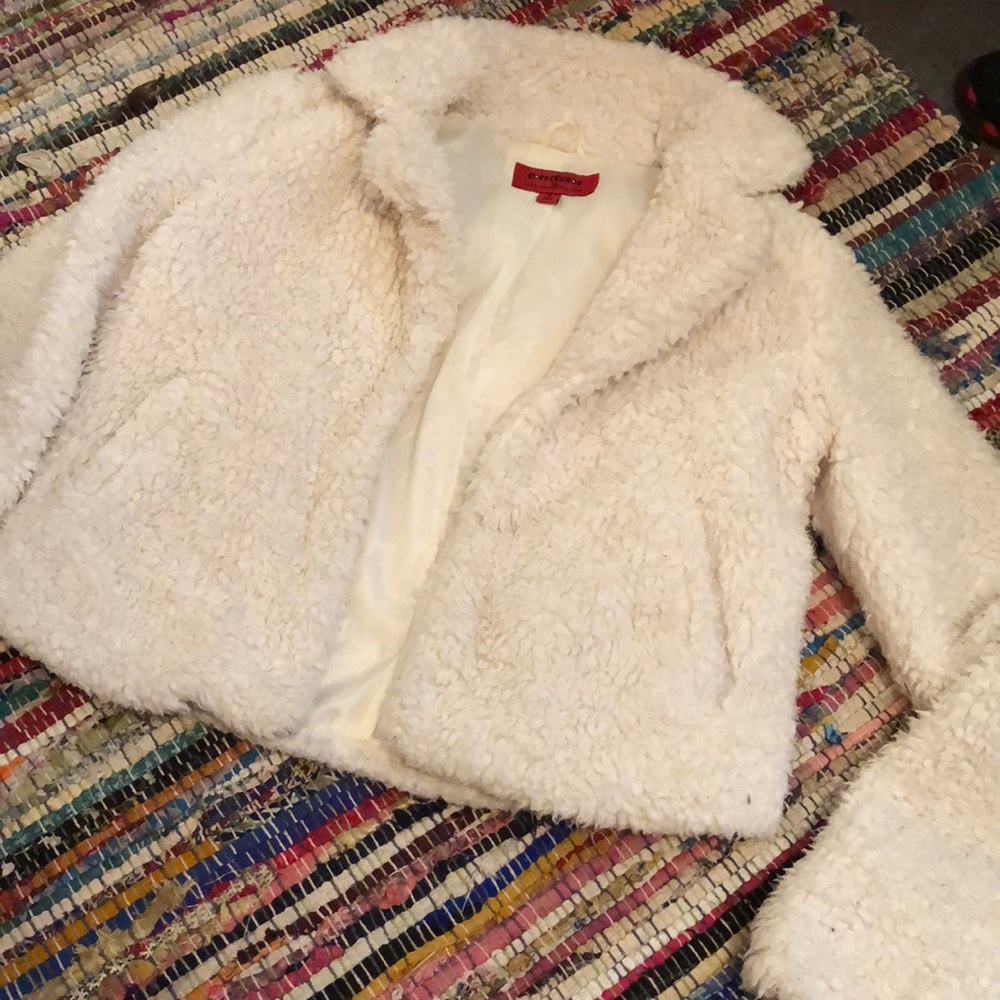 White Teddy Bear Jacket